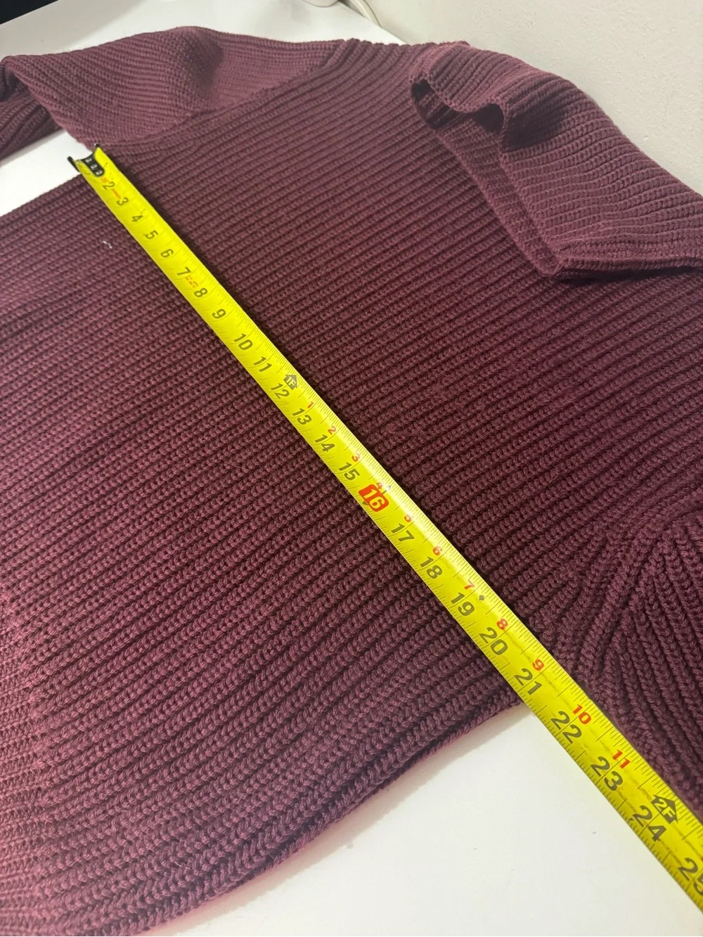 Wilfred cosy cottagecore minimalist 100% Marino wool burgundy Sweater